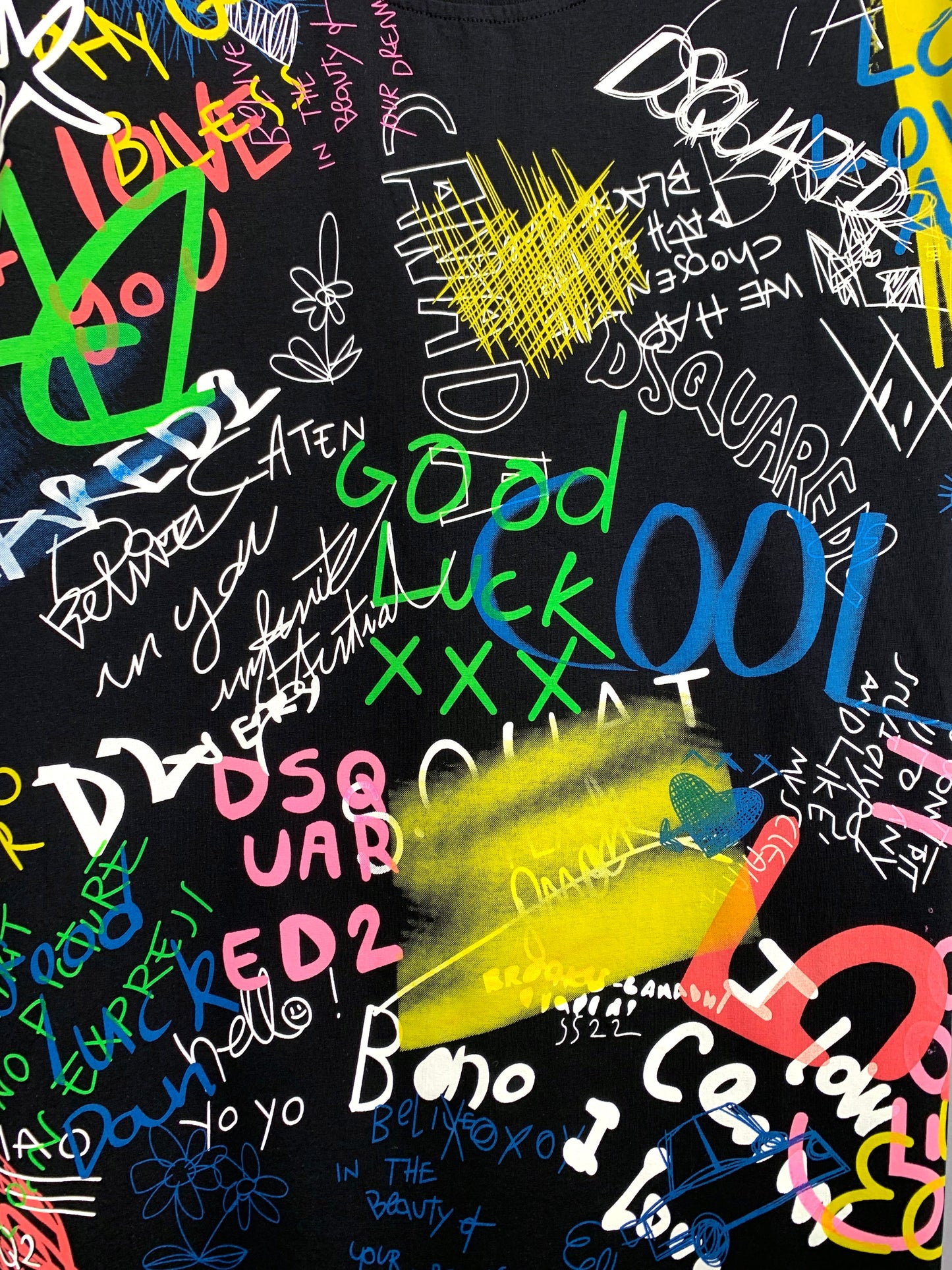 New-D2 Graffiti 2024ss T-shirt