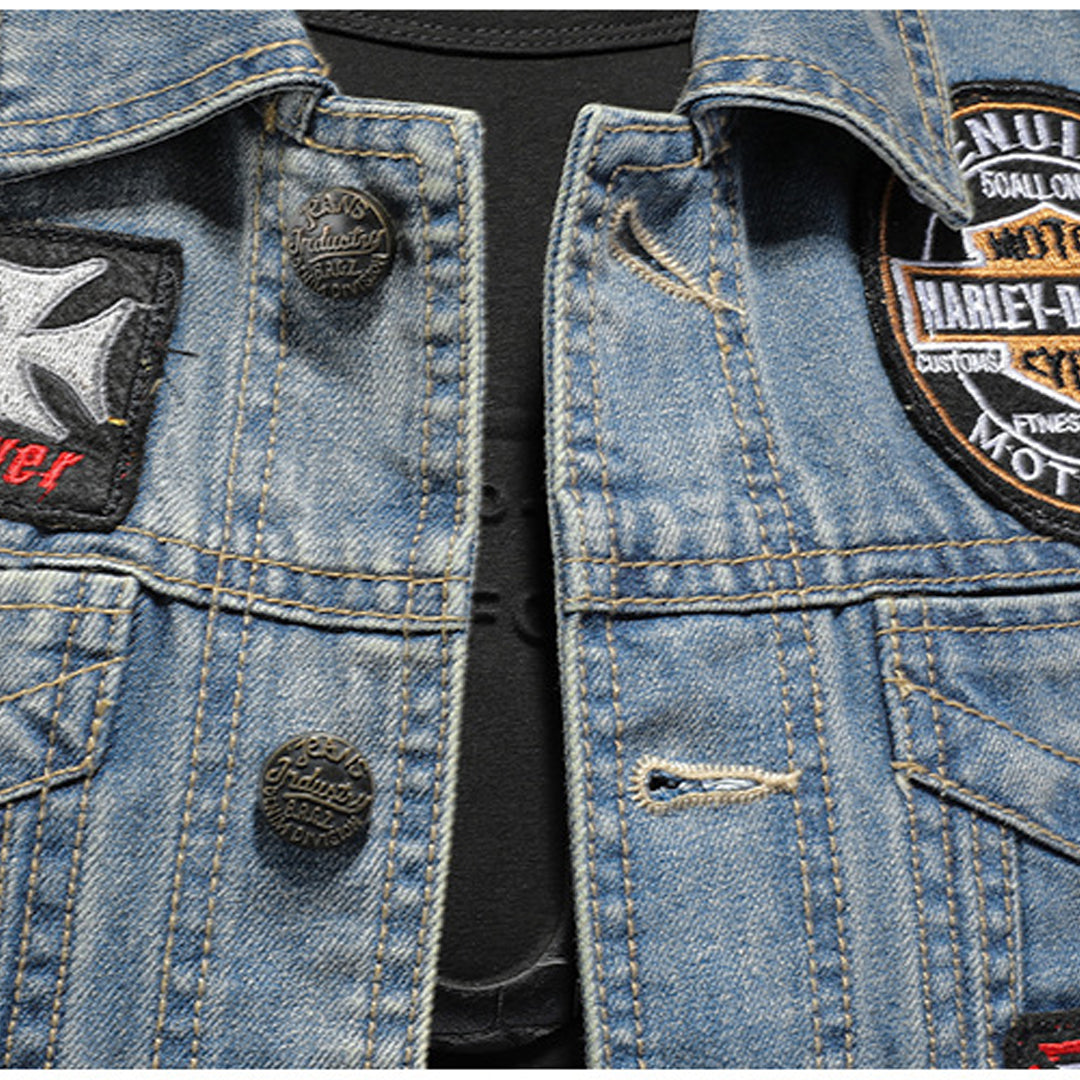 New-DSQ2 24ss cowboy Denim vest