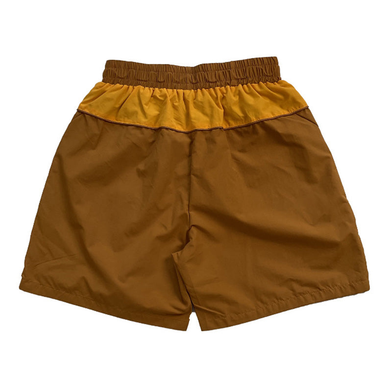 RHUDE Colorblock embroidered letters Shorts