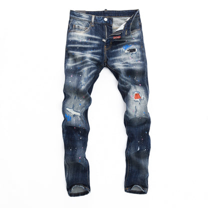 New-DSQ2 Personalized inkjet jeans