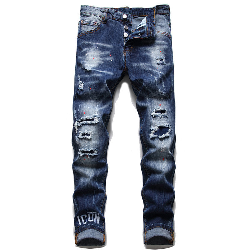 New-DSQ2 Multiple Hole posts Jeans