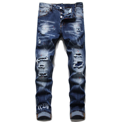 New-DSQ2 Multiple Hole posts Jeans