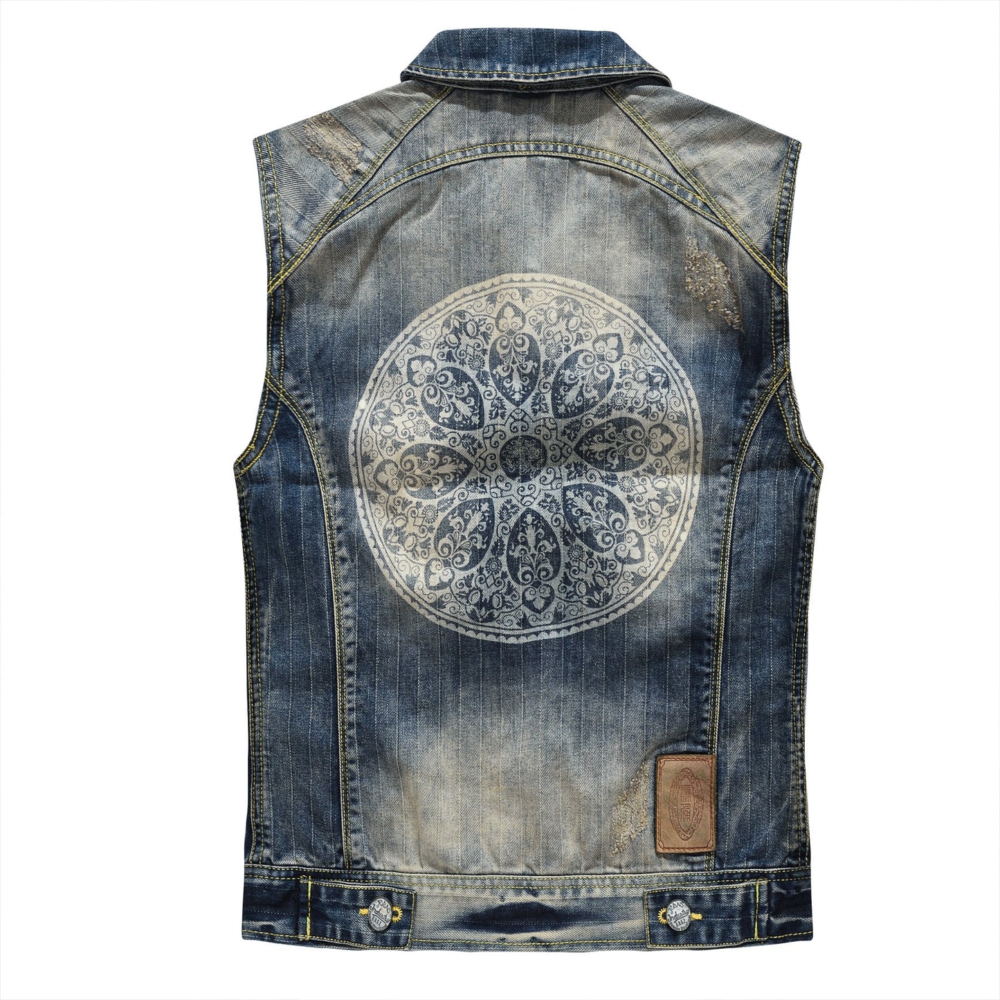 New-DSQ2 24ss zipper Denim vest