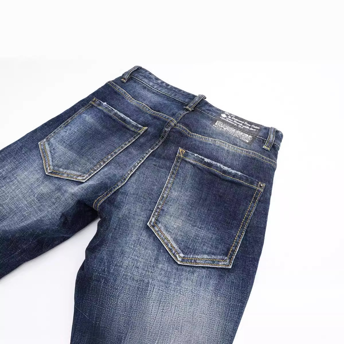 New-DSQ2 Personality elasticity Jeans