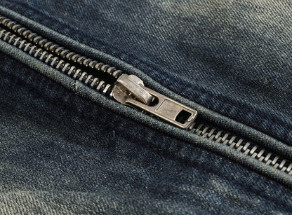 New-DSQ2 2024ss zipper Denim vest