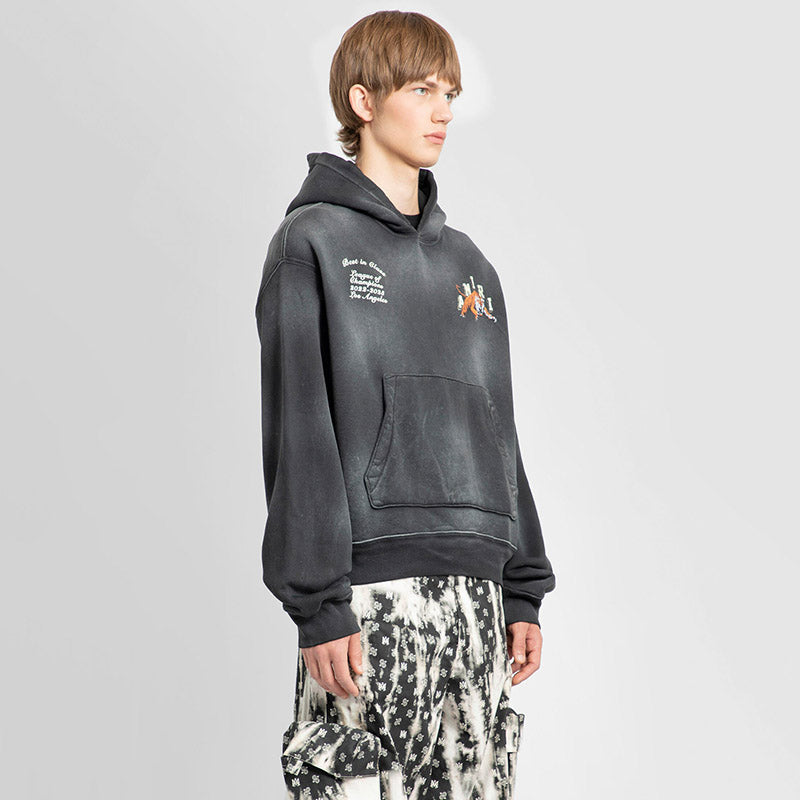 Amiri vintage tiger varsity hoodie Thickening