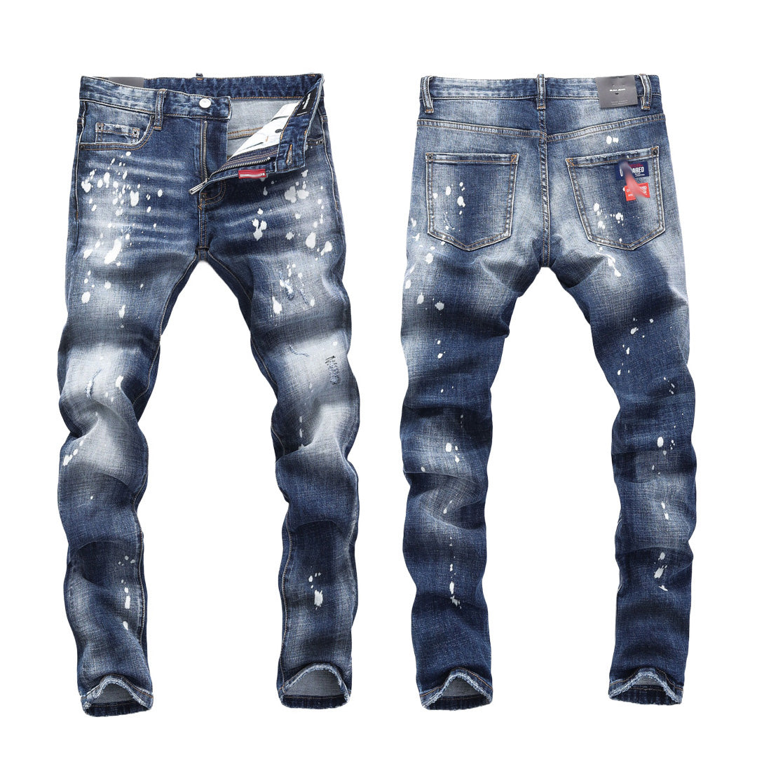 New-DSQ2 Ink splash 2024ss Jeans