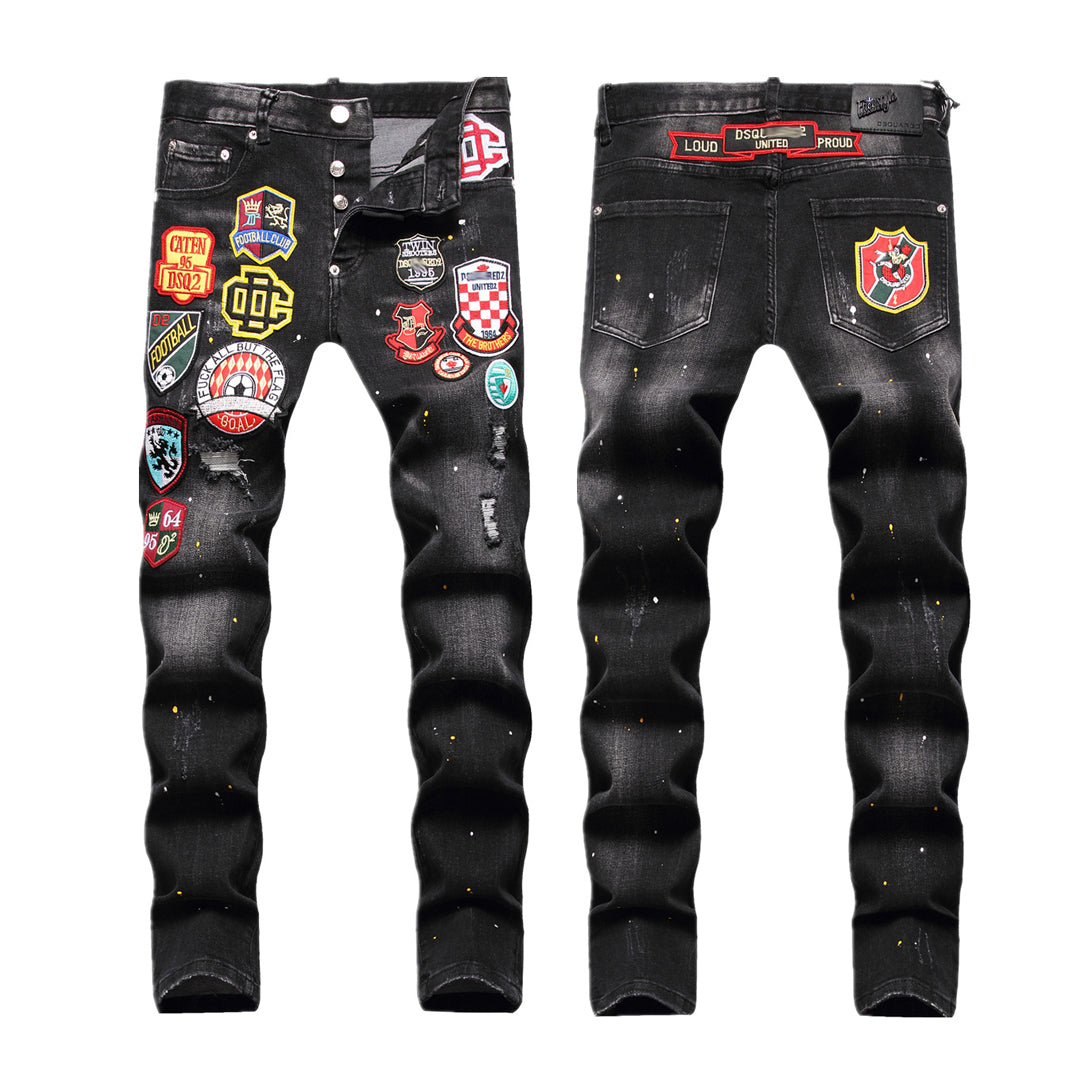 New-DSQ2 24ss printing Jeans