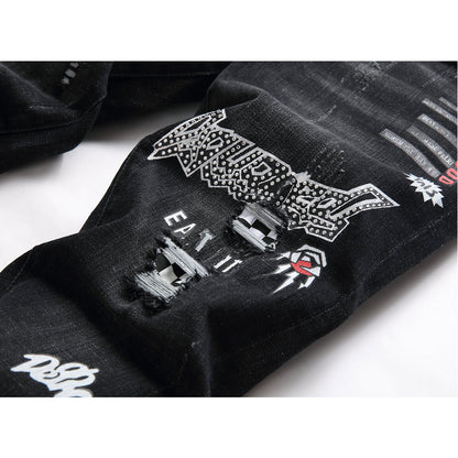New-DSQ2 hot diamond embroidery Jeans
