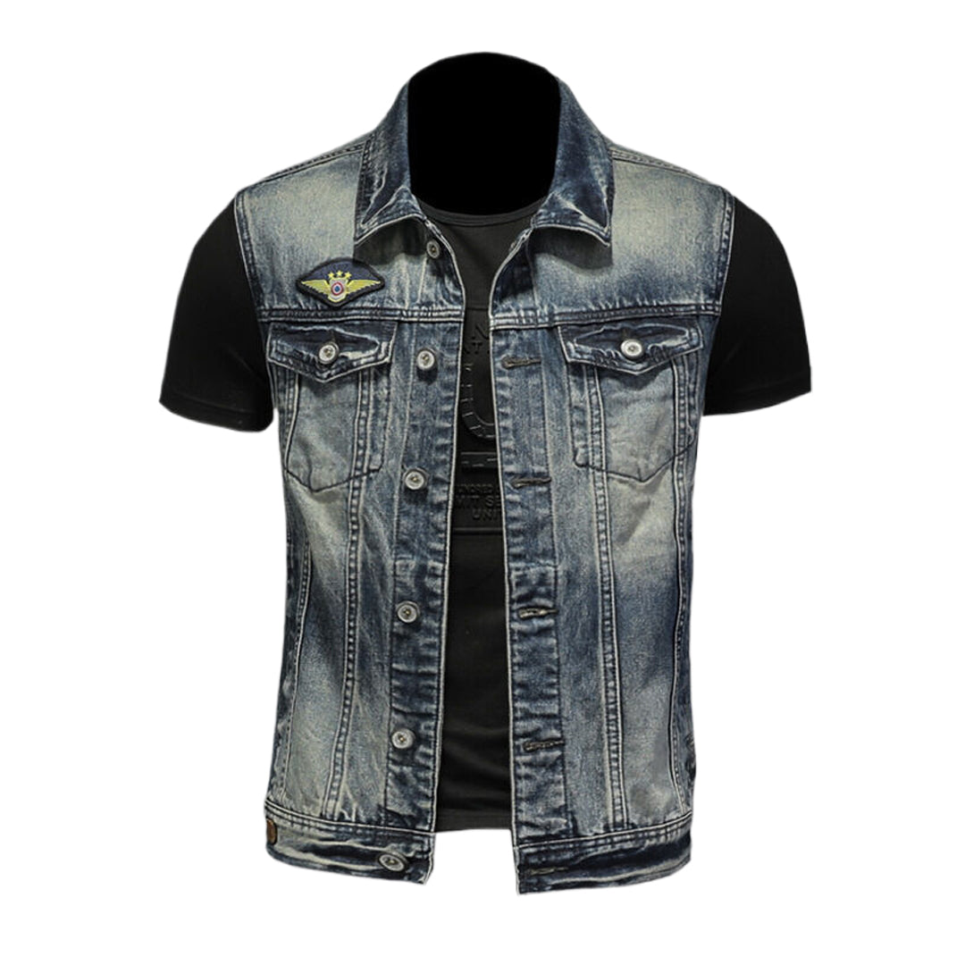 New-DSQ2 24ss cowboy Denim vest