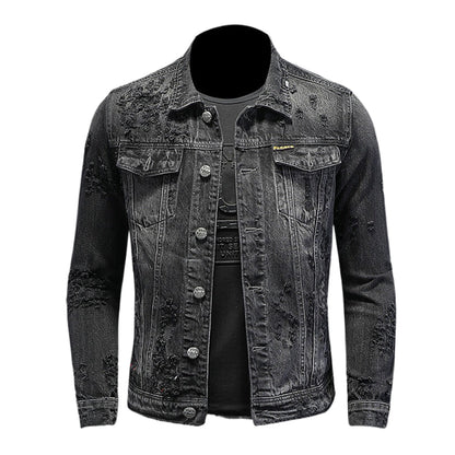 New-DSQ2 Black Denim Jacket