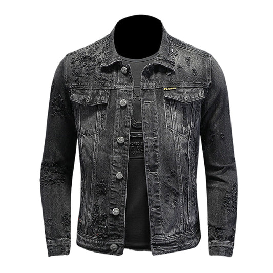 New-DSQ2 Black Denim Jacket