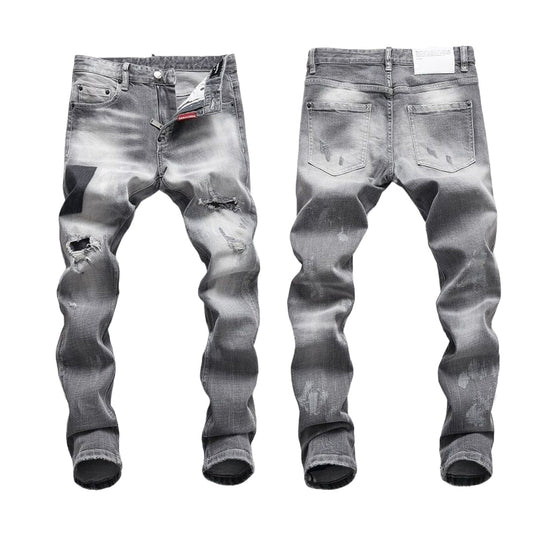 New-DSQ2 Washed furious gray Jeans