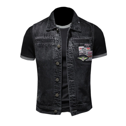 New-DSQ2 24ss cowboy Denim vest
