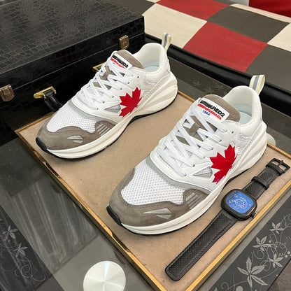 NEW-DSQ2 Couple Leather sneakers