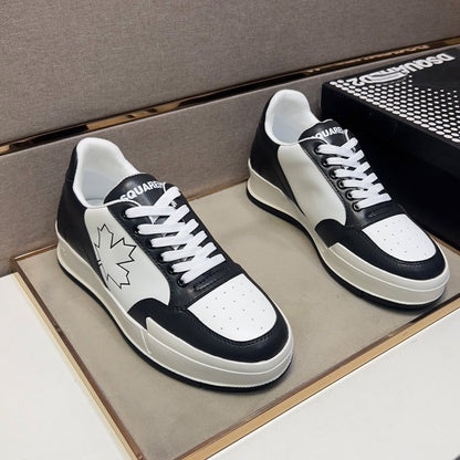 NEW-DSQ2 Leather sneakers