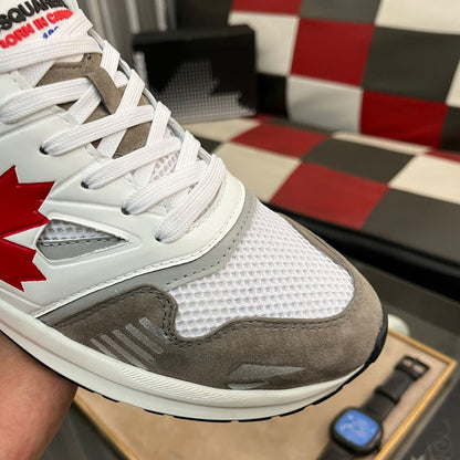 NEW-DSQ2 Couple Leather sneakers