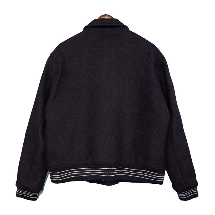 AMIRI thickened loose bomber baseball jacket black