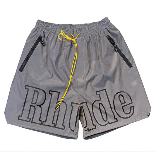 Rhude Reflective Shorts Grey