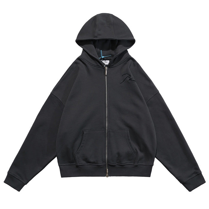 RHUDE Capsule Embroidered Zip Hoodie