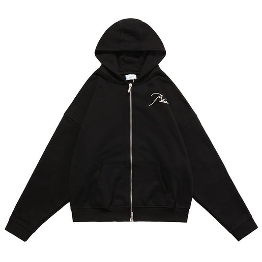 RHUDE Capsule Embroidered Zip Hoodie