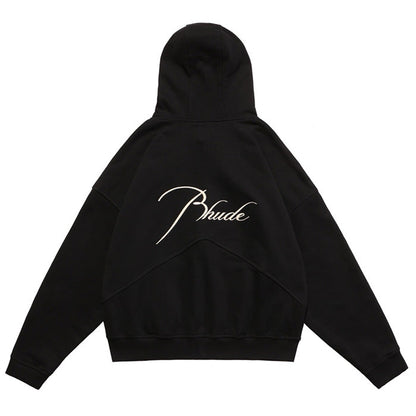 RHUDE Capsule Embroidered Zip Hoodie