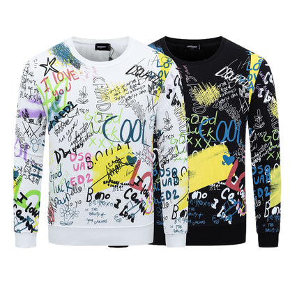 New-DSQ2 24ss Printing Sweatshirt