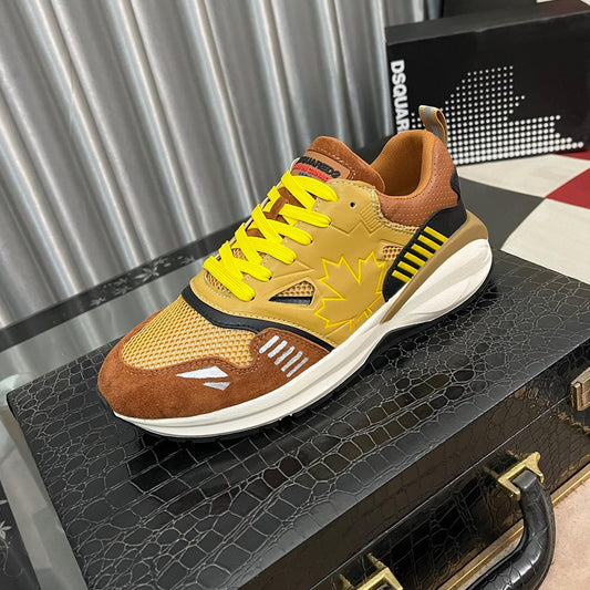 NEW-DSQ2 Couple Leather sneakers
