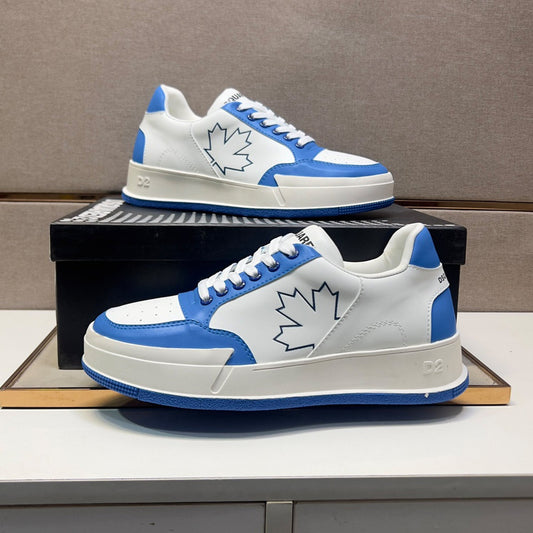 NEW-DSQ2 Leather sneakers