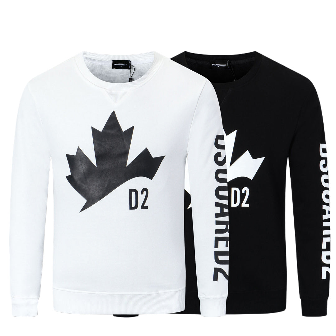 New-DSQ2 2024ss Maple Leaf sweatshirt