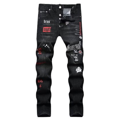 New-DSQ2 hot diamond embroidery Jeans