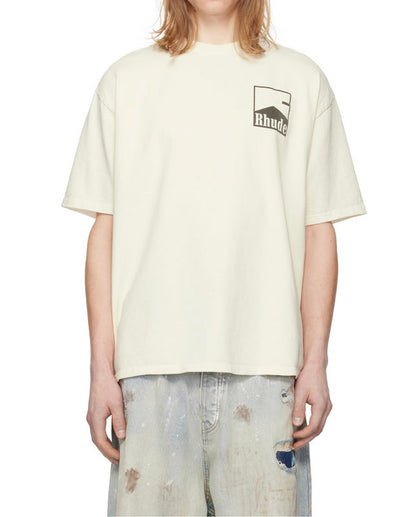 Rhude Cotton Chevron Logo T-Shirt