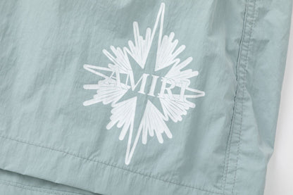 AMIRI Starburst logo shell swim shorts