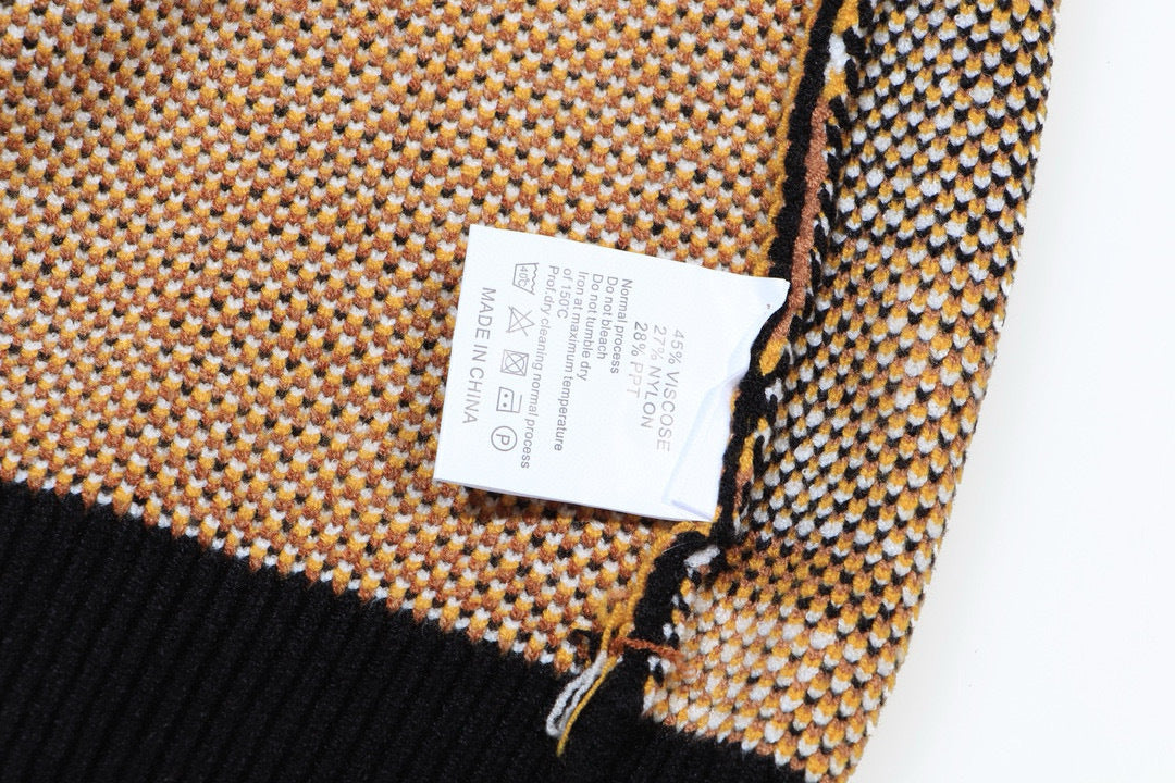 AMIRI Repeat intarsia-knit polo shirt