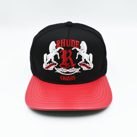 RHUDE TRUCKER CAP Red Black