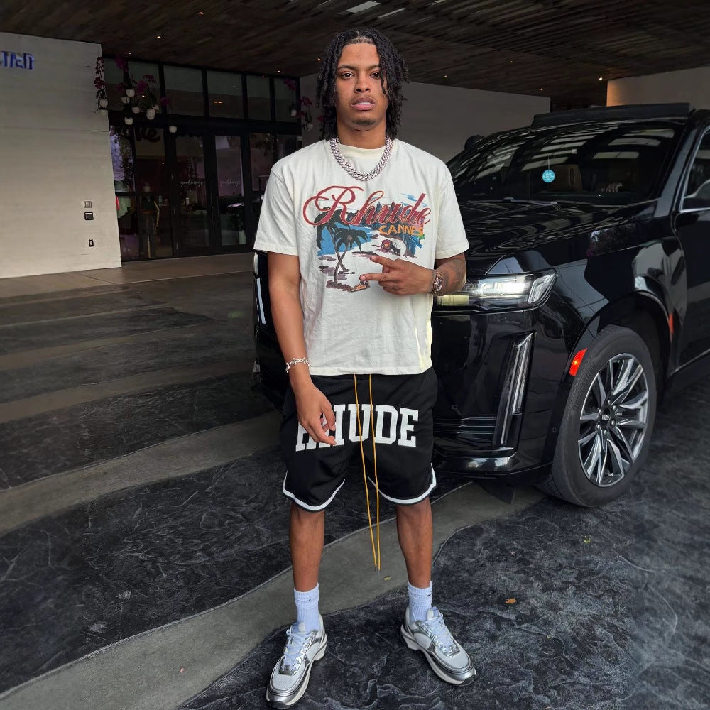 RHUDE Collegiate Shorts