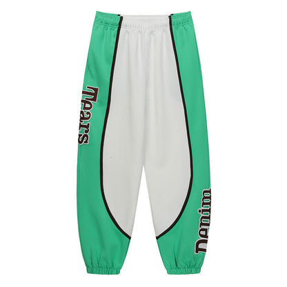 Denim Tears Green White Track Pants