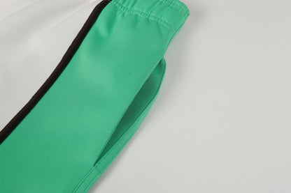 Denim Tears Green White Track Pants