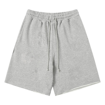 Denim Tears Cashmere Swarovski Cotton Wreath Shorts