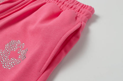 Denim Tears Cashmere Swarovski Cotton Wreath Shorts