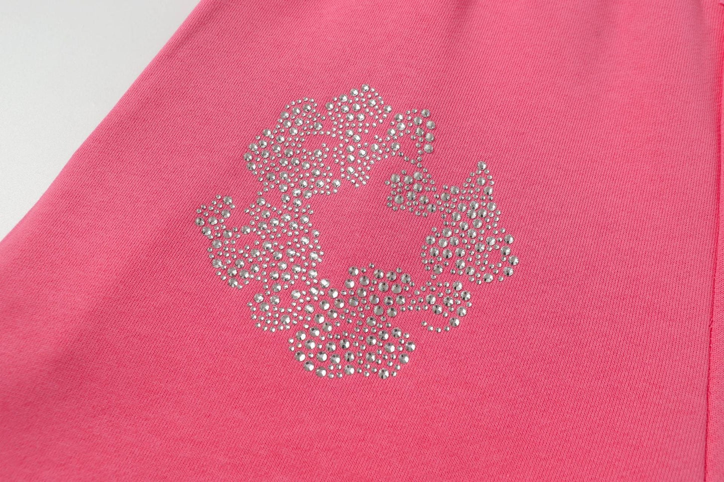 Denim Tears Cashmere Swarovski Cotton Wreath Shorts