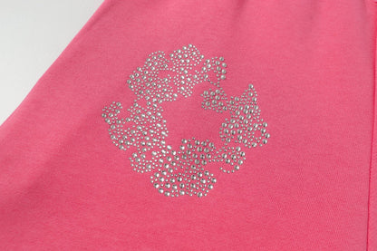 Denim Tears Cashmere Swarovski Cotton Wreath Shorts