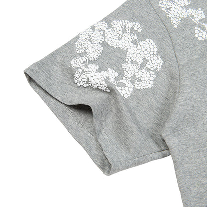 Denim Tears Crystal Patch Cotton logo Design T-Shirts