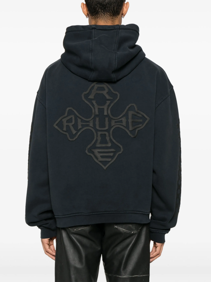RHUDE Cross-Logo Hoodie
