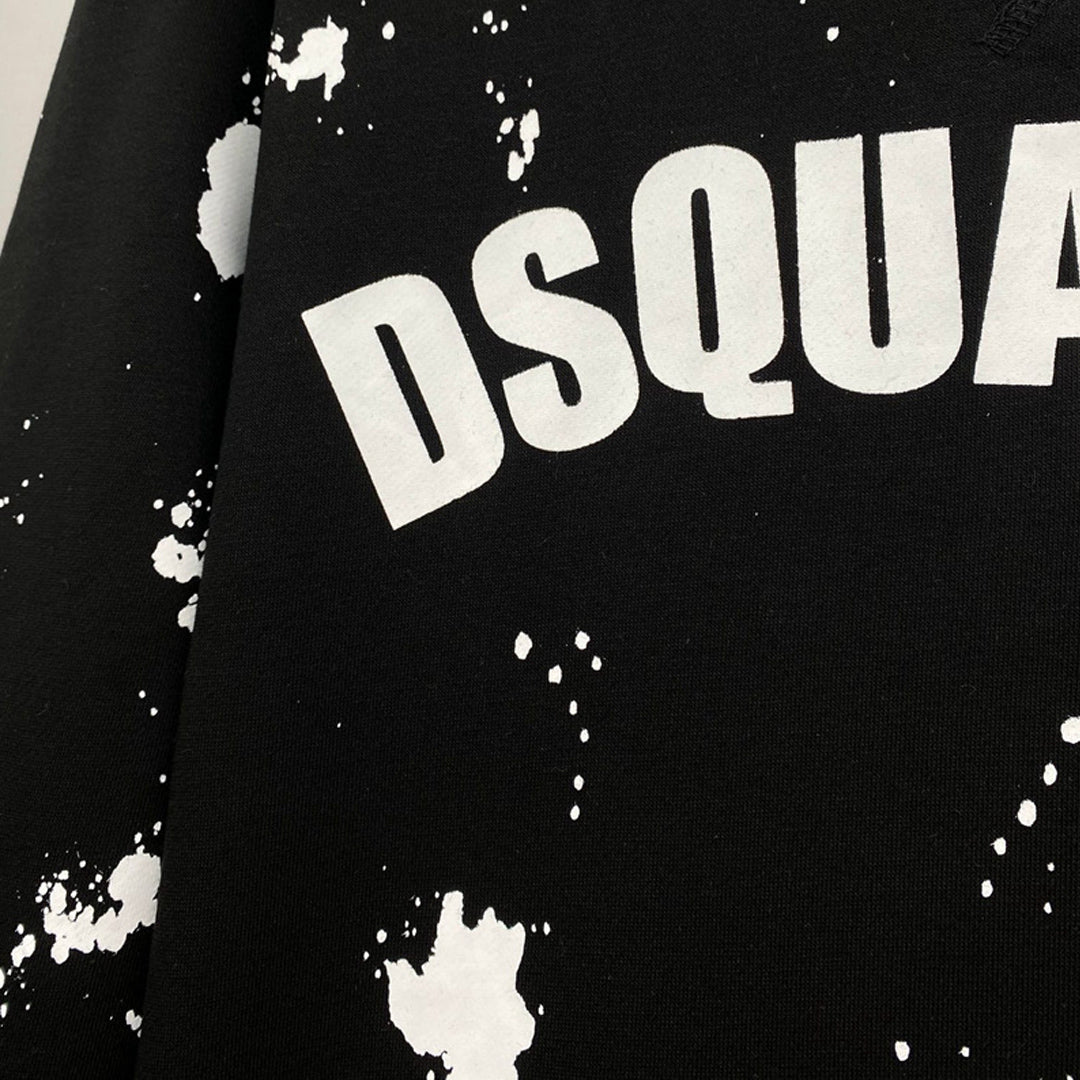 New-DSQ2 2024ss Black Sweatshirt