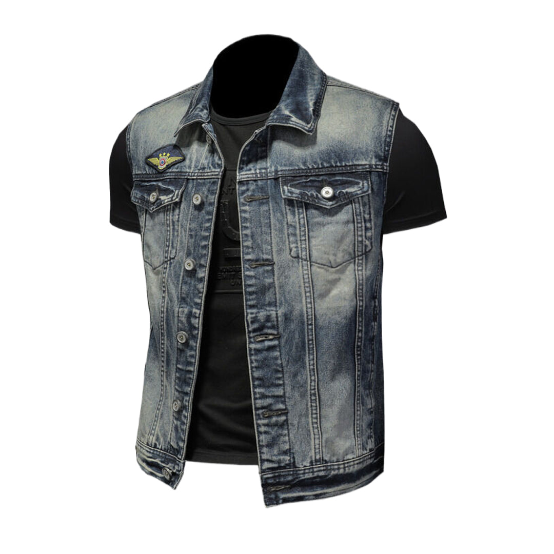 New-DSQ2 24ss cowboy Denim vest