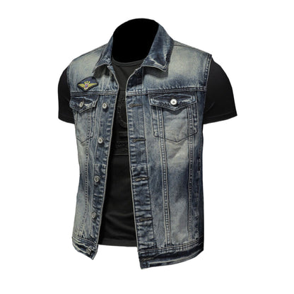 New-DSQ2 24ss cowboy Denim vest