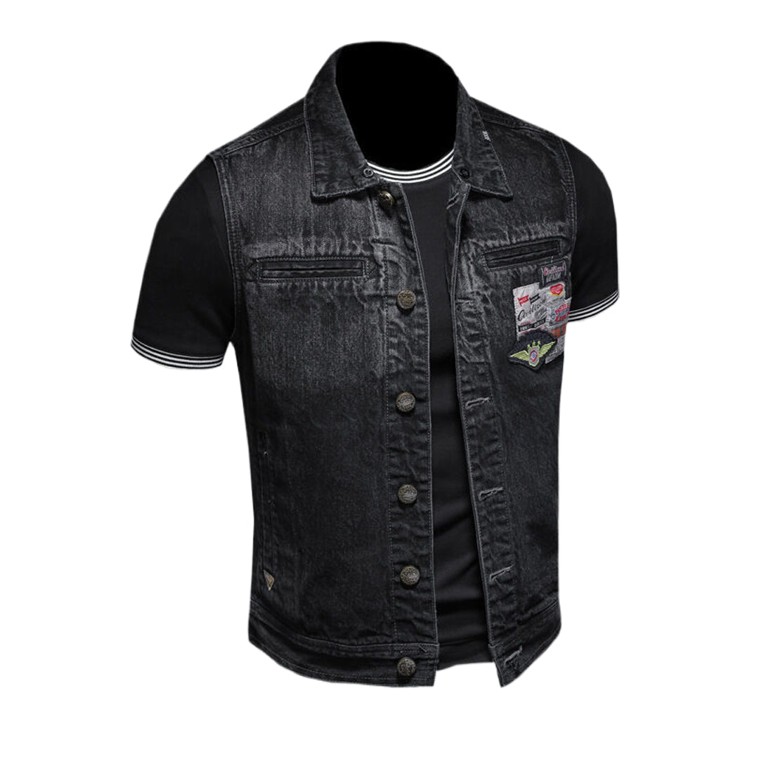 New-DSQ2 24ss cowboy Denim vest