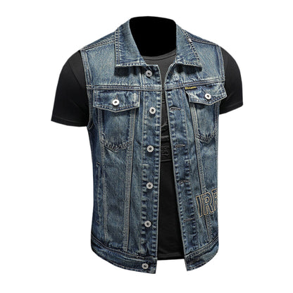 New-DSQ2 24ss cowboy Denim vest