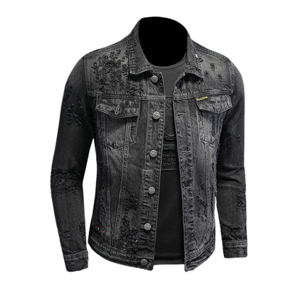 New-DSQ2 Black Denim Jacket